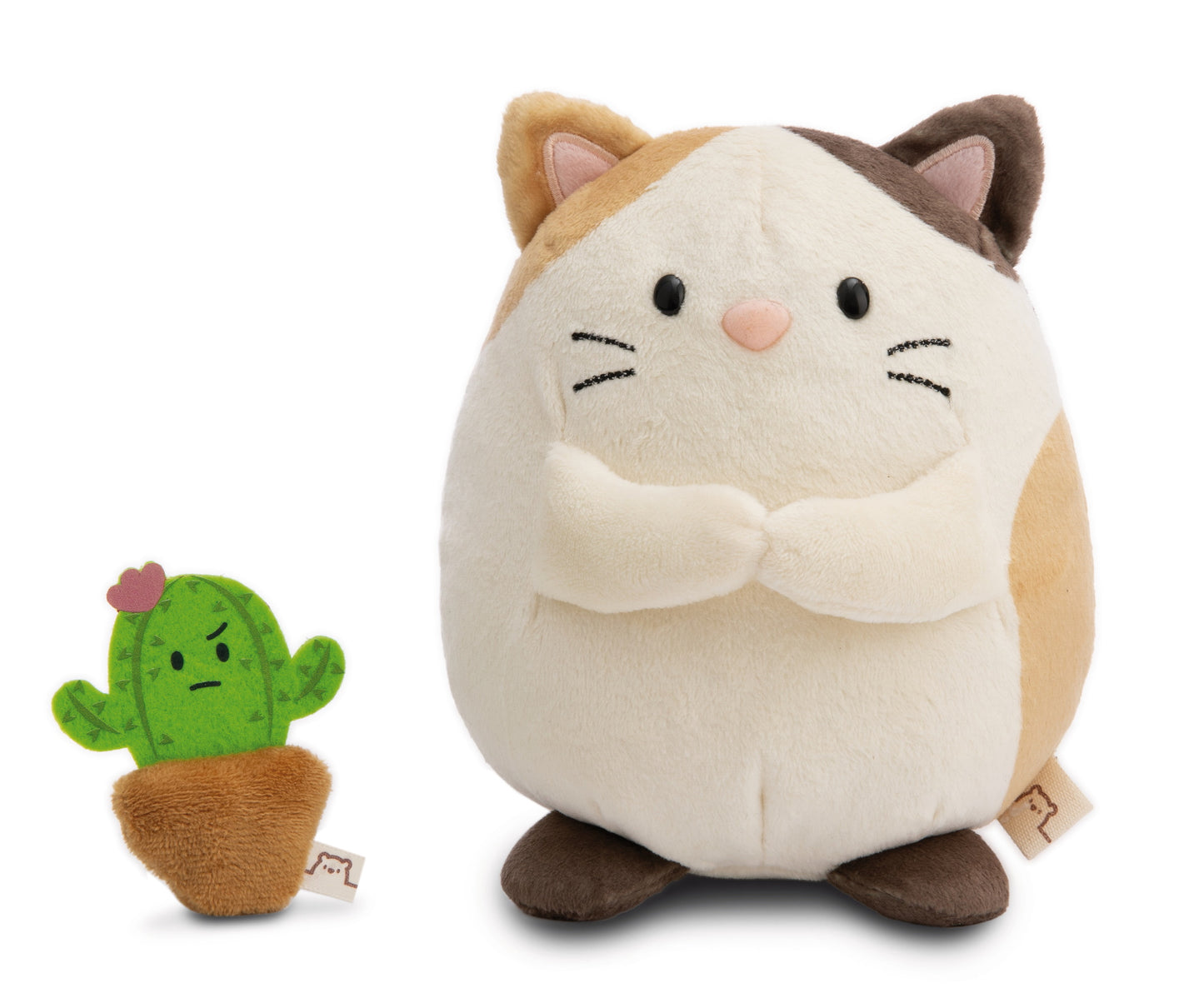 Chat Angy 27 cm avec cactus